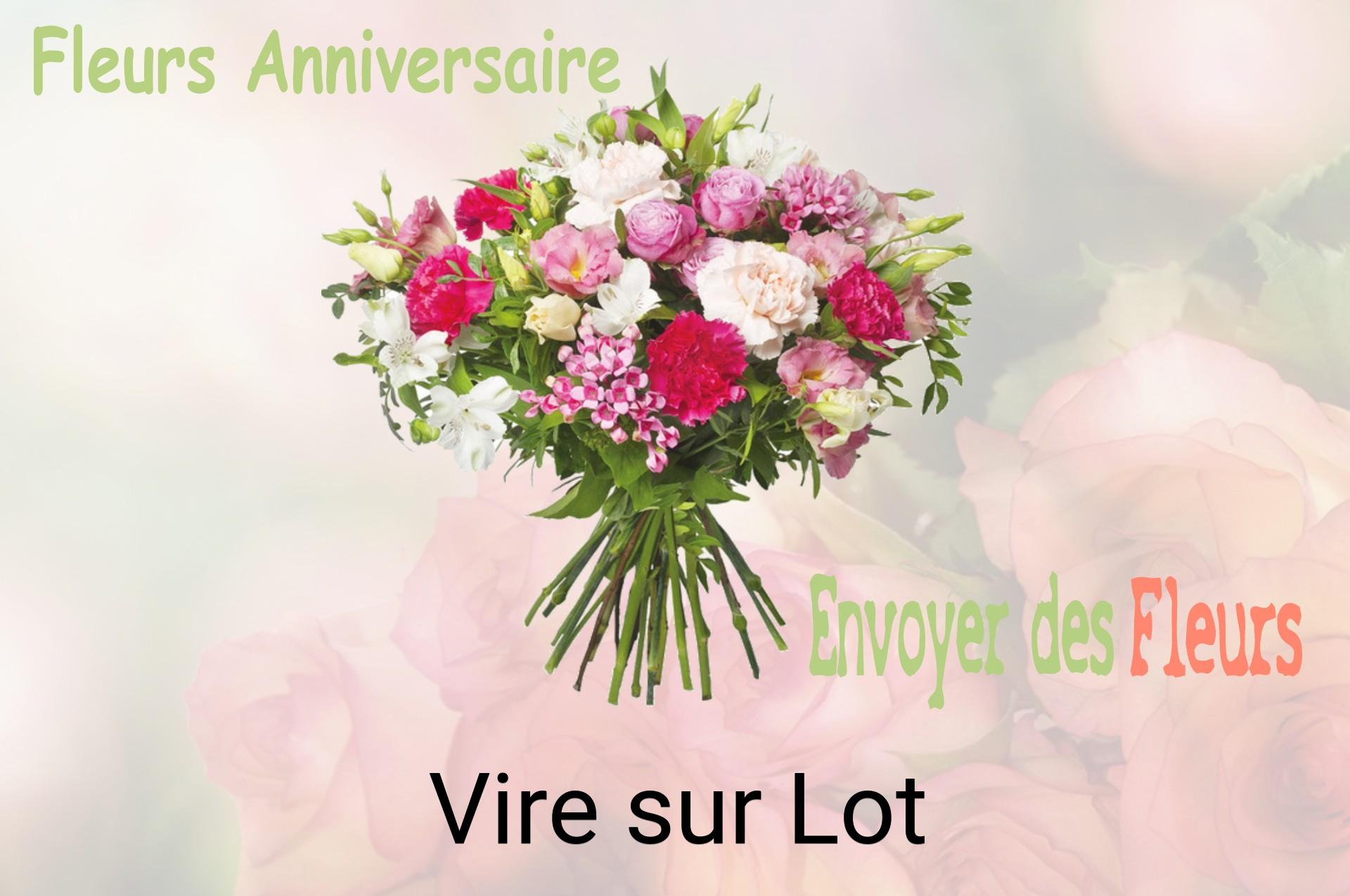 Bouquet de fleurs d’anniversaire livré à Vire-sur-Lot