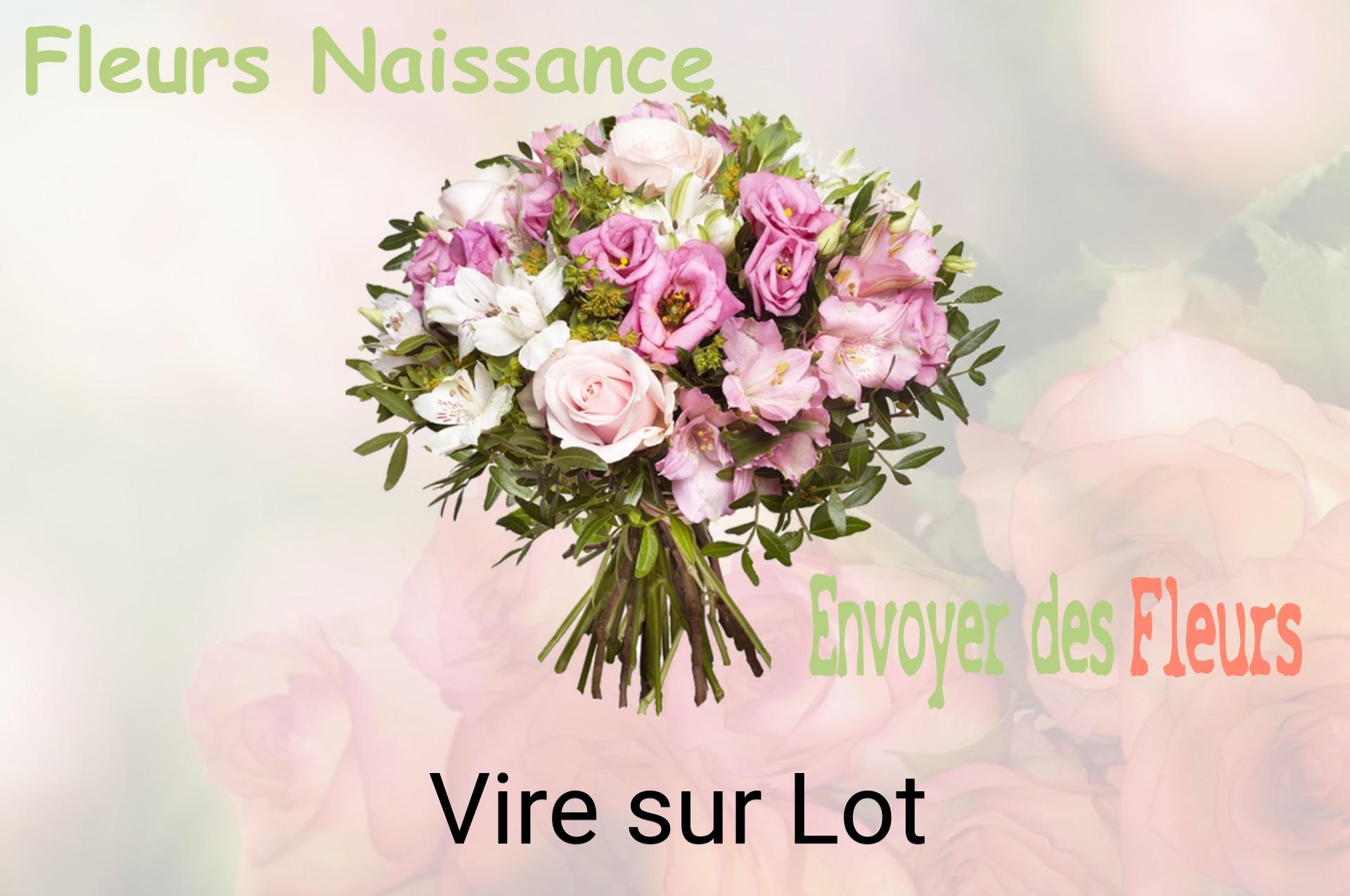 Bouquet de fleurs de naissance livré à Vire-sur-Lot